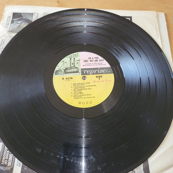 DINO, DESI & BILLY I'm A Fool LP Vinyl 1965 Reprise Records 6176 Pop Rock LP9 - Picture 5 of 9